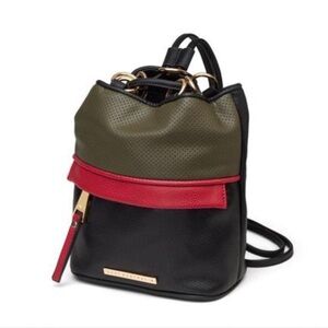 Quay Australia Black, Red, and Olive Mini Bag